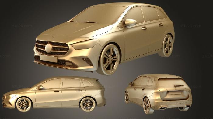 Vehicles (Mercedes Benz B class 2019, CARS_2573) 3D models for cnc
