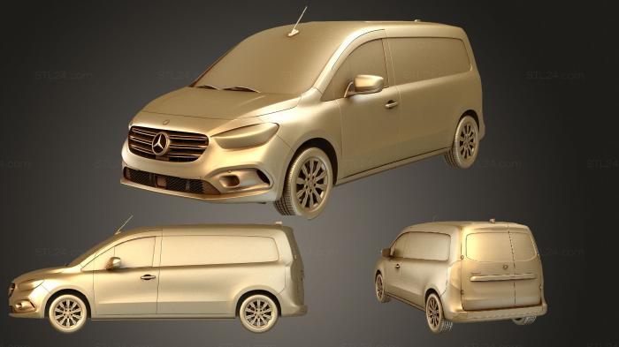 Vehicles (mercedes benz citan lwb 2022, CARS_2576) 3D models for cnc