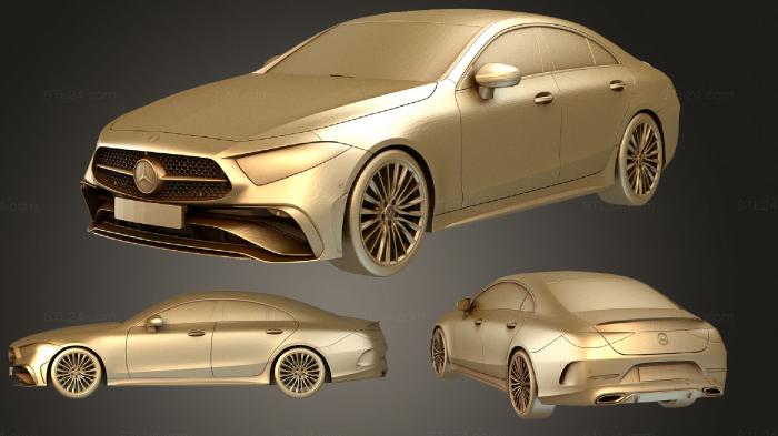 Автомобили и транспорт (Mercedes benz cls 2022, CARS_2584) 3D модель для ЧПУ станка