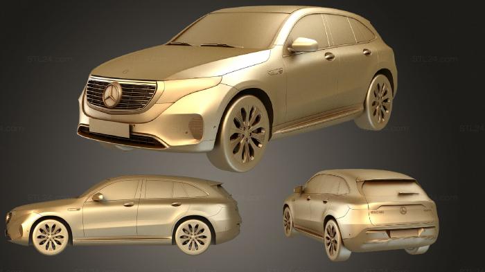 Vehicles (Mercedes Benz EQC 2020, CARS_2586) 3D models for cnc