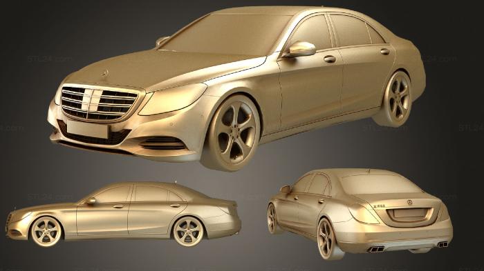 Vehicles (Mercedes Benz Luxurycar 2, CARS_2597) 3D models for cnc
