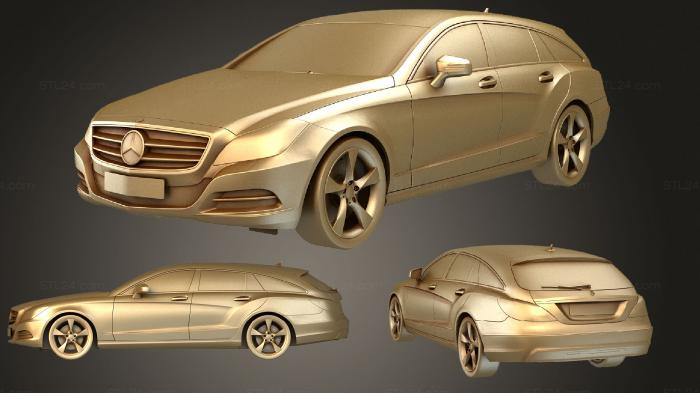 Автомобили и транспорт (Автомобиль класса люкс Mercedes Benz 3, CARS_2598) 3D модель для ЧПУ станка