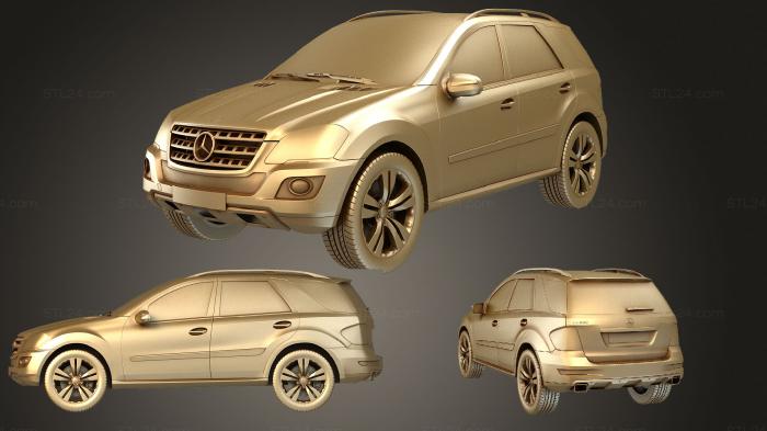 Автомобили и транспорт (Mercedes Benz ML 500, CARS_2600) 3D модель для ЧПУ станка