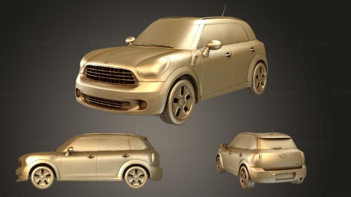 Автомобили и транспорт (Mini Countryman 2011, CARS_2661) 3D модель для ЧПУ станка