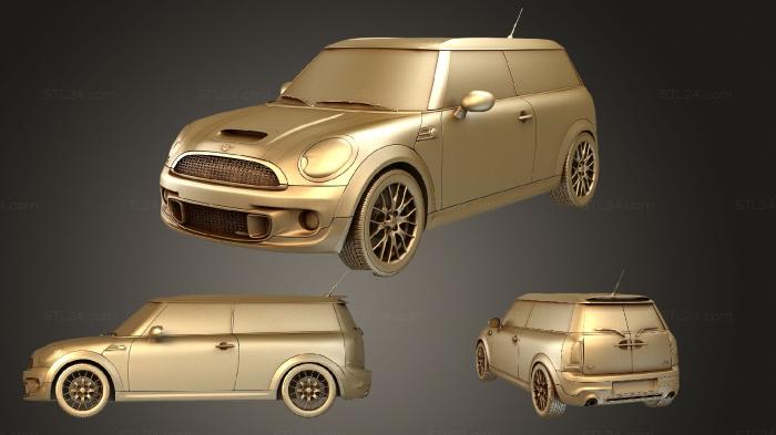 Автомобили и транспорт (Mini John Cooper Works clubman 2011, CARS_2662) 3D модель для ЧПУ станка