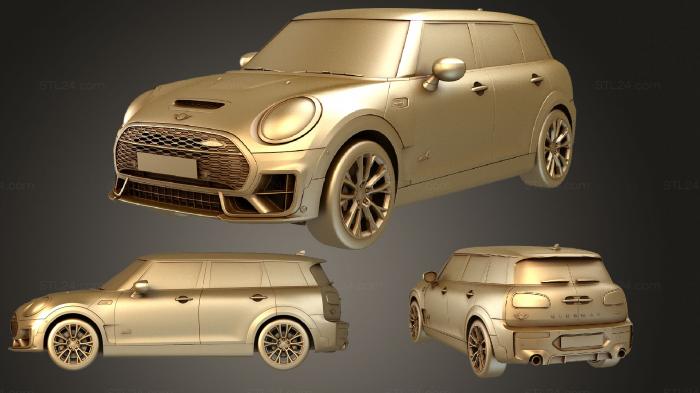 Автомобили и транспорт (Mini Clubman JCW 2020, CARS_2664) 3D модель для ЧПУ станка