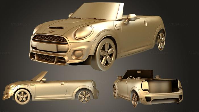 Автомобили и транспорт (Mini Cooper S 3 двери 2019, CARS_2667) 3D модель для ЧПУ станка