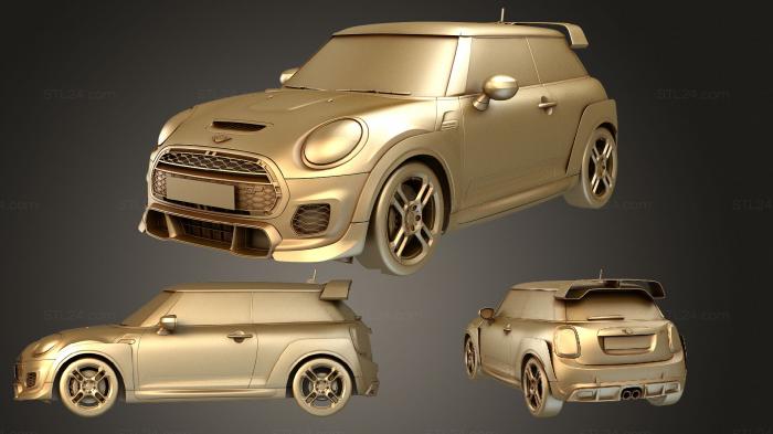 Автомобили и транспорт (Mini John Cooper Works GP 2020 4, CARS_2671) 3D модель для ЧПУ станка