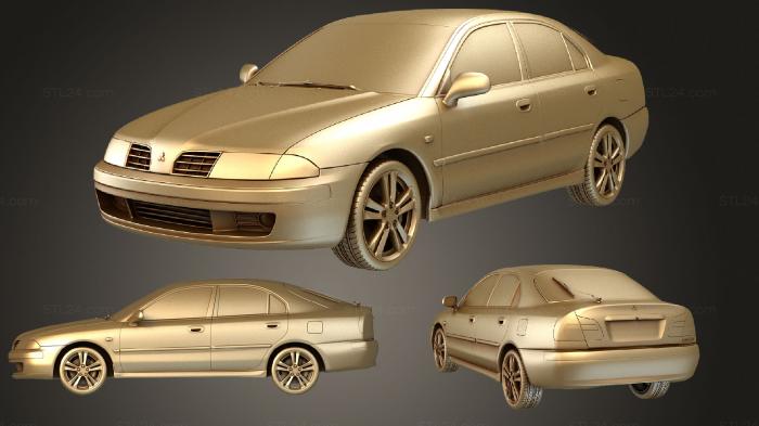 Автомобили и транспорт (Mitsubishi Carisma лифтбек 2000, CARS_2677) 3D модель для ЧПУ станка
