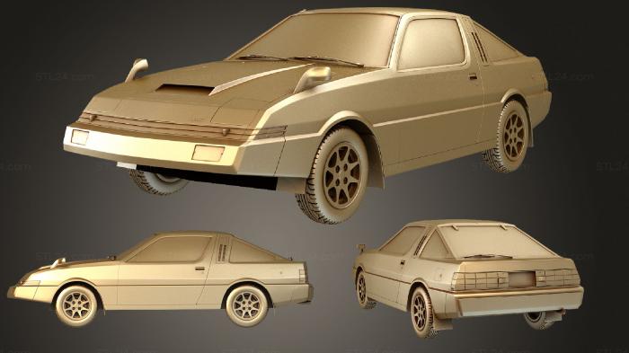 Vehicles (Mitsubishi Starion Turbo GSR III 1982, CARS_2702) 3D models for cnc