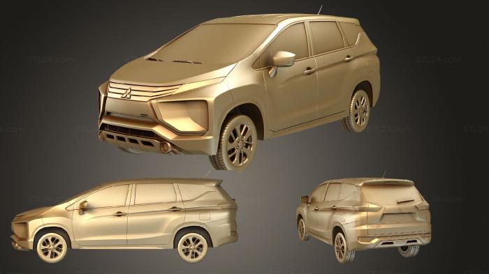 Автомобили и транспорт (Mitsubishi Xpander 2017, CARS_2703) 3D модель для ЧПУ станка