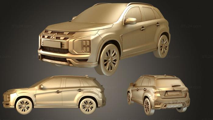 Автомобили и транспорт (Mitsubishi ASX Outlander Sport 2020, CARS_2704) 3D модель для ЧПУ станка