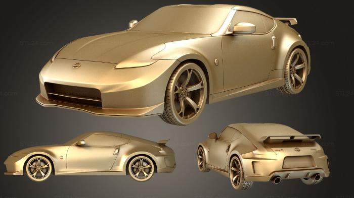 Автомобили и транспорт (Nissan 370Z (Mk1) Nismo 2009, CARS_2751) 3D модель для ЧПУ станка