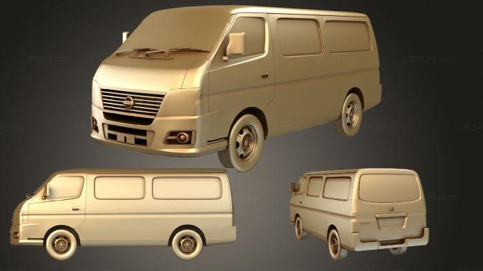 Vehicles (Nissan Urvan PanelVan LowRoof 2011, CARS_2786) 3D models for cnc