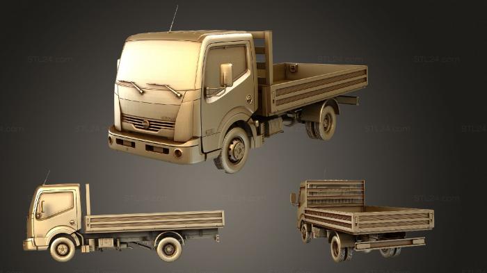 Автомобили и транспорт (Самосвал nissan cabstar, CARS_2791) 3D модель для ЧПУ станка