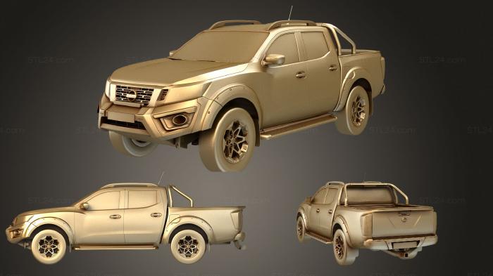 Автомобили и транспорт (Nissan Navara N Trek Warrior 2020, CARS_2806) 3D модель для ЧПУ станка