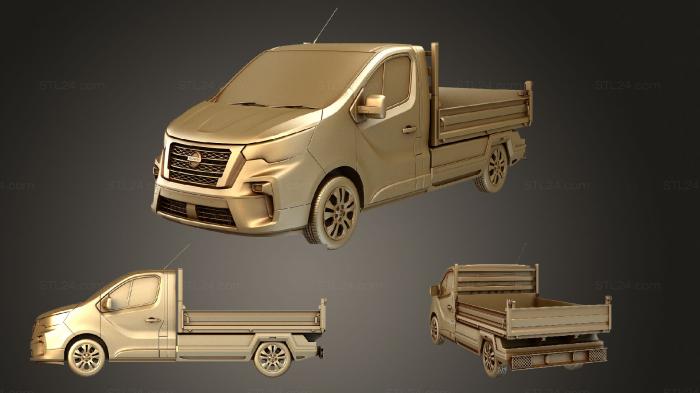 Автомобили и транспорт (Самосвал nissan nv300 2022, CARS_2815) 3D модель для ЧПУ станка