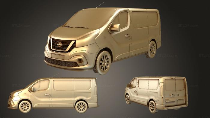 Автомобили и транспорт (Nissan NV300 Фургон 2016, CARS_2816) 3D модель для ЧПУ станка