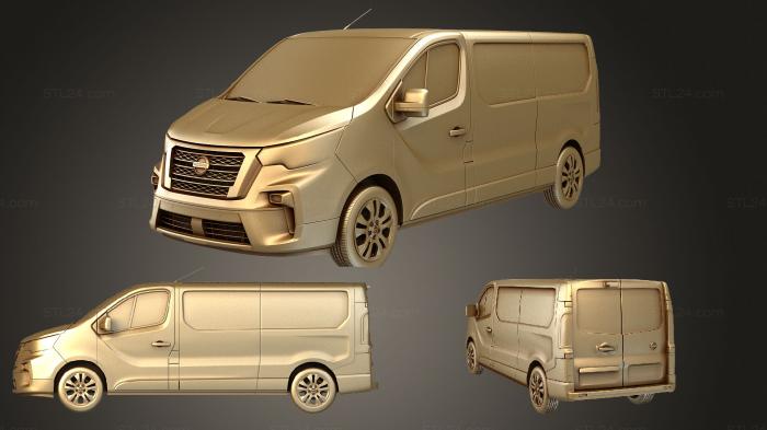 Автомобили и транспорт (Nissan nv 300 фургон lwb 2021, CARS_2819) 3D модель для ЧПУ станка