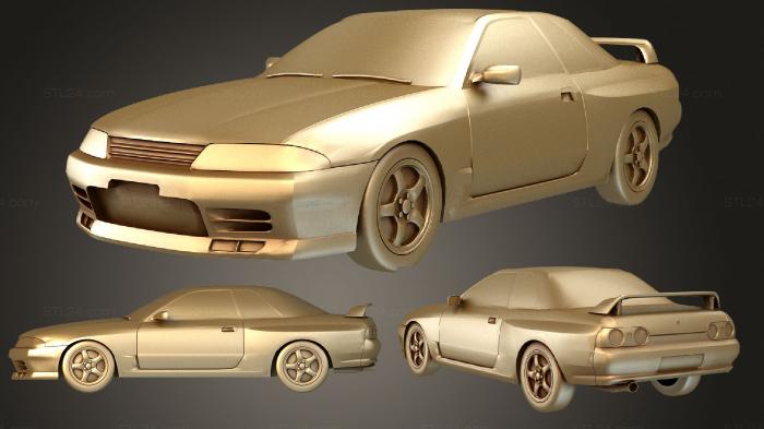 Vehicles (Nissan Skyline R32 GTR, CARS_2838) 3D models for cnc