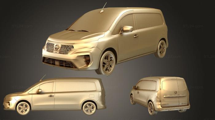 Автомобили и транспорт (Nissan townstar ev фургон l2 2022rar, CARS_2841) 3D модель для ЧПУ станка