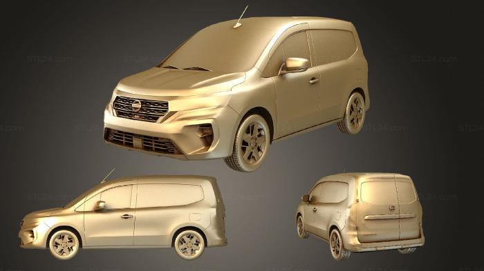 Автомобили и транспорт (Фургон nissan townstar l1 2022rar, CARS_2842) 3D модель для ЧПУ станка