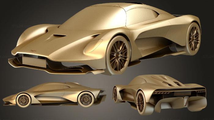 Автомобили и транспорт (Opel Aston Martin Valhalla 2020, CARS_2870) 3D модель для ЧПУ станка