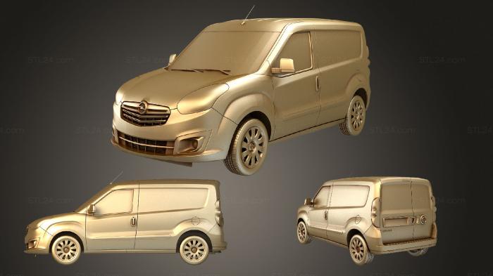 Vehicles (Opel Combo SWB Cargo D 2015, CARS_2908) 3D models for cnc