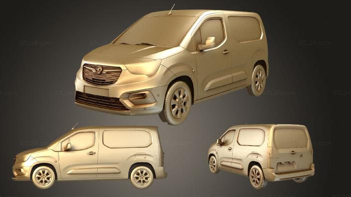 Vehicles (Opel Combo SWB Limited Edition Van 2021, CARS_2909) 3D models for cnc