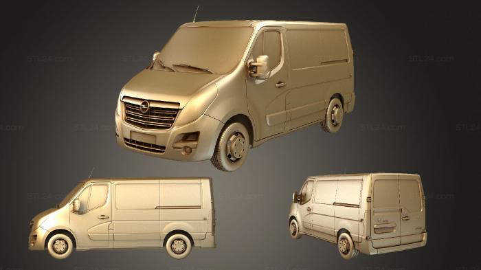 Vehicles (opel movano l1h1 van 2016, CARS_2930) 3D models for cnc