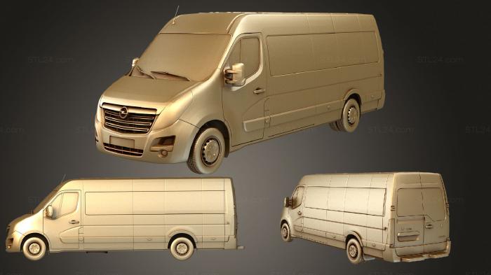 Vehicles (Opel Movano L4H3 Mini Bus 2018, CARS_2938) 3D models for cnc
