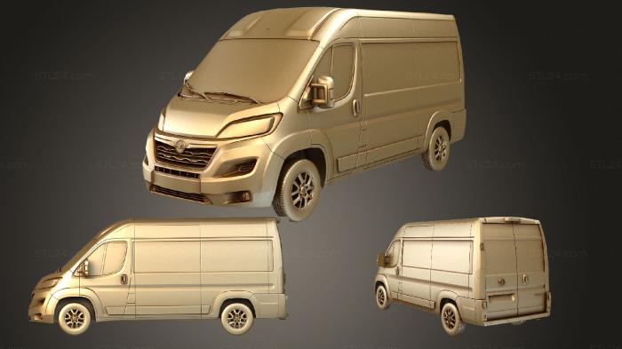 Автомобили и транспорт (Фургон opel movano l2h2 2022, CARS_2942) 3D модель для ЧПУ станка