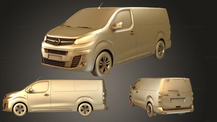 Автомобили и транспорт (Opel Zafira Life L3 2019, CARS_2953) 3D модель для ЧПУ станка