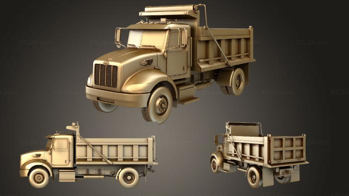Vehicles (Peterbilt 340 Dump Truck 2009, CARS_2979) 3D models for cnc