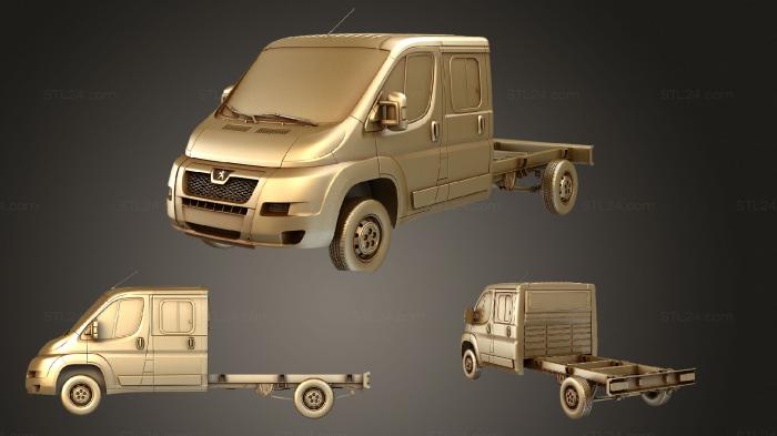 Vehicles (Peugeot Boxer Manager Crew Cab 4035WB 2014, CARS_3017) 3D models for cnc