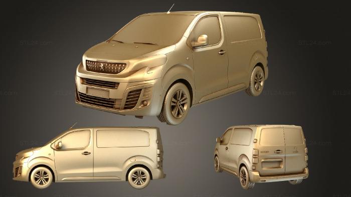 Автомобили и транспорт (Peugeot expert l1 2017, CARS_3023) 3D модель для ЧПУ станка