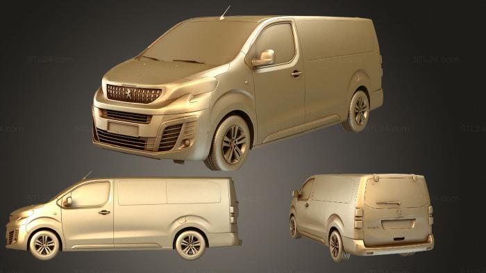 Автомобили и транспорт (Peugeot traveller l3 2017r, CARS_3033) 3D модель для ЧПУ станка
