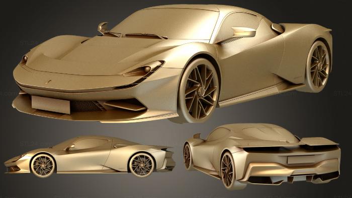 Автомобили и транспорт (Пининфарина Баттиста 2020, CARS_3035) 3D модель для ЧПУ станка
