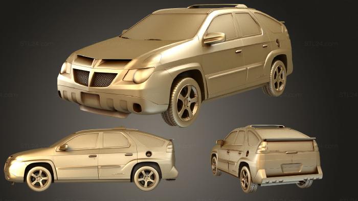 Автомобили и транспорт (Pontiac Aztek HQinterior 2005, CARS_3059) 3D модель для ЧПУ станка