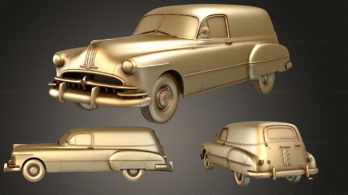 Автомобили и транспорт (Pontiac Streamliner Six Седан Поставки 1949 года, CARS_3074) 3D модель для ЧПУ станка