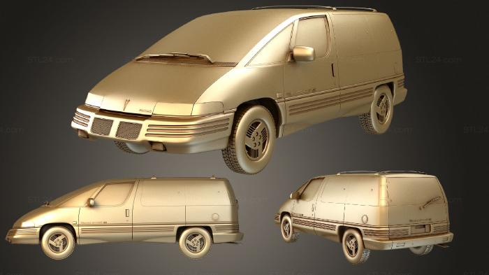 Автомобили и транспорт (Понтиак Транс Спорт 1989, CARS_3078) 3D модель для ЧПУ станка