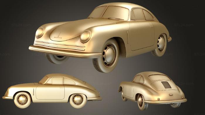 Vehicles (Porsche 356 (Mk1) coupe 1948, CARS_3084) 3D models for cnc