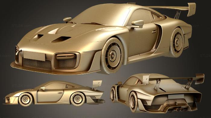 Автомобили и транспорт (Porsche 935 Моби Дик 2018, CARS_3108) 3D модель для ЧПУ станка