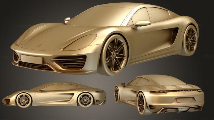 Автомобили и транспорт (Porsche 960 turismo 2021, CARS_3155) 3D модель для ЧПУ станка