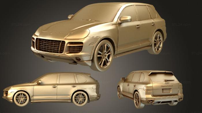 Автомобили и транспорт (Porsche Cayenne 2007, CARS_3160) 3D модель для ЧПУ станка
