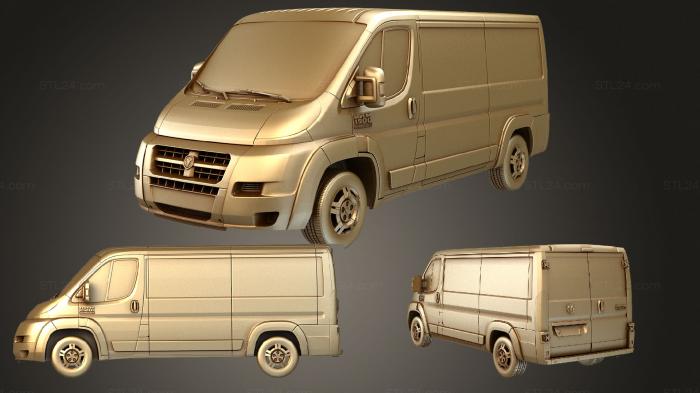 Автомобили и транспорт (Ram Promaster Cargo 1500 LR 136WB 2015, CARS_3194) 3D модель для ЧПУ станка