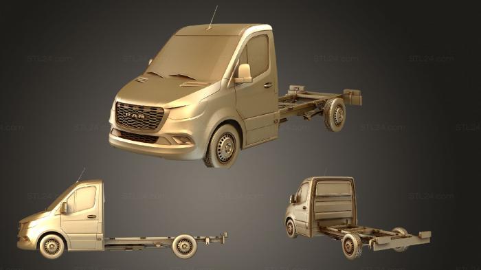 Автомобили и транспорт (Шасси Ram Sprinter с одной кабиной L2 RWD 2019, CARS_3212) 3D модель для ЧПУ станка