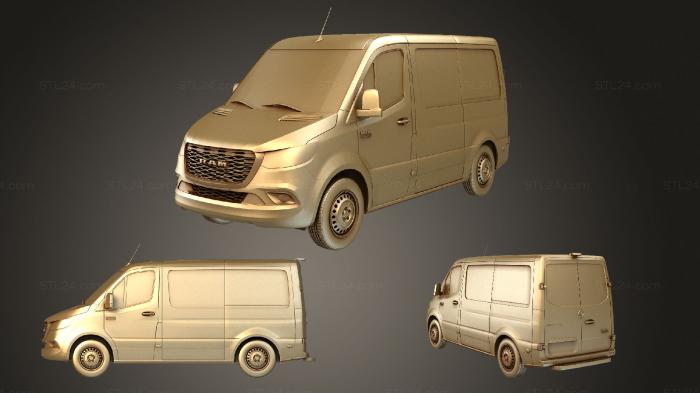 Автомобили и транспорт (Фургон RAM Sprinter Panel Van L1H1 FWD 2019, CARS_3213) 3D модель для ЧПУ станка