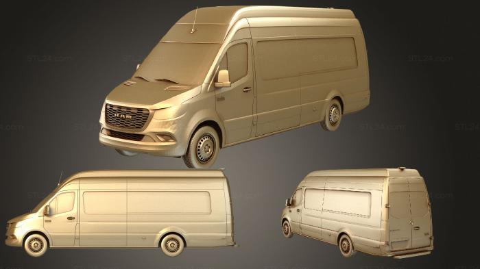 Автомобили и транспорт (Фургон ram sprinter panel van l4h3 rwd 2019, CARS_3219) 3D модель для ЧПУ станка