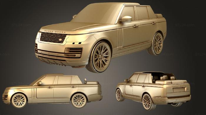Автомобили и транспорт (Автобиография Range Rover SV Landaulet LWB L405, CARS_3237) 3D модель для ЧПУ станка